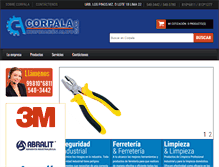 Tablet Screenshot of corpala.com